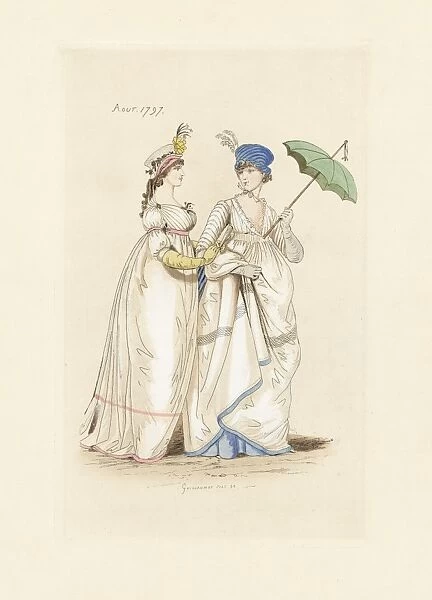 English women in the fashion of August 1797