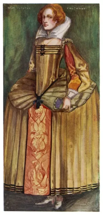 Framed Print : Englishwoman 1580 Framed Print : Englishwoman 1580