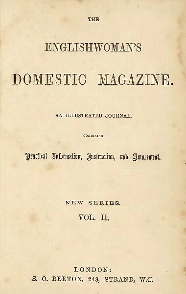 The Englishwomans Domestic Magazine 1860