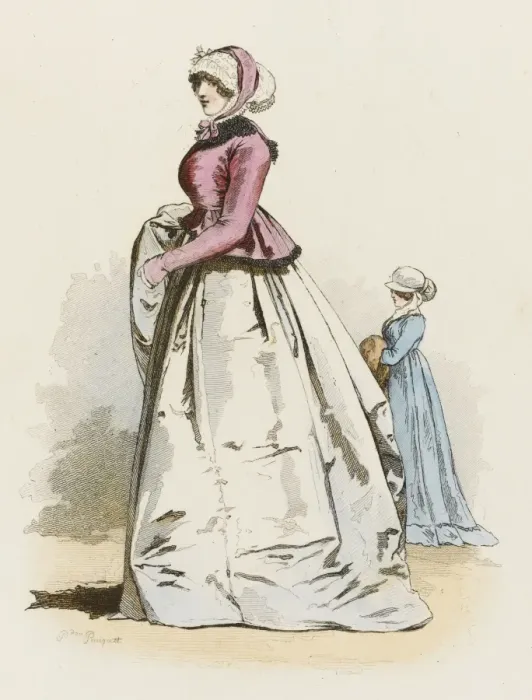 Framed Print : Englishwomen 1800 Framed Print : Englishwomen 1800