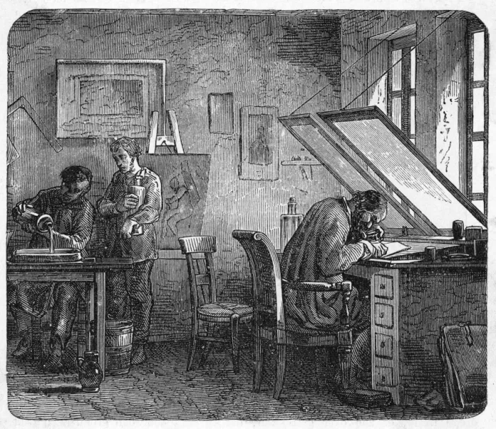 Framed Print : Engravers Studio Framed Print : Engravers Studio