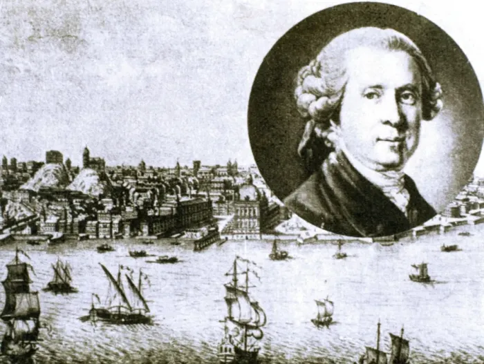 Framed Print : Engraving with the city of Lisbon and the portrait of John V Framed Print : Engraving with the city of Lisbon and the portrait of John V