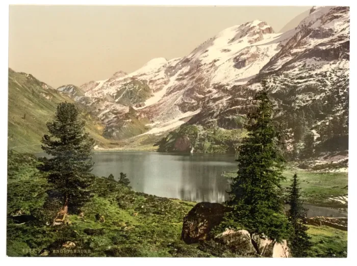 Framed Print : Engstlen Lake, Bernese Oberland, Switzerland Framed Print : Engstlen Lake, Bernese Oberland, Switzerland