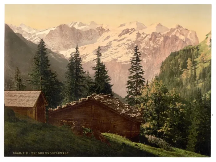 Framed Print : Engstlenalp (a near view), Unterwald, Switzerland Framed Print : Engstlenalp (a near view), Unterwald, Switzerland