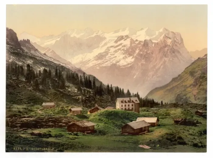 Framed Print : Engstlenalp, general view, Unterwald, Switzerland
