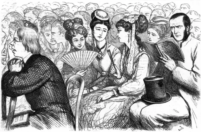 Framed Print : Enjoying Handel, 1868 Framed Print : Enjoying Handel, 1868