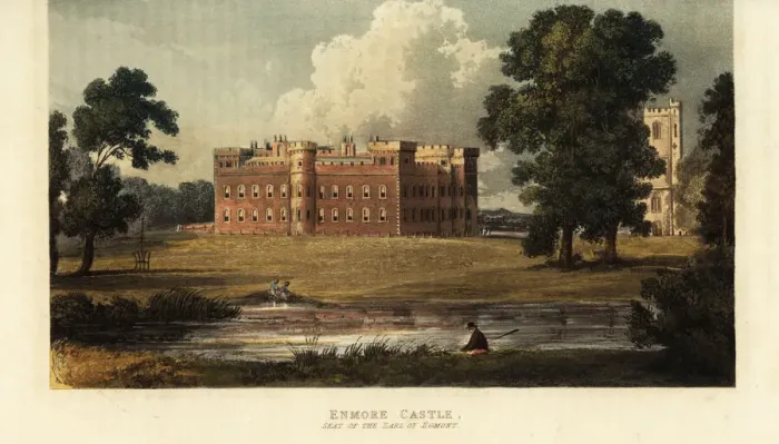 Framed Print : Enmore Castle, Somerset, the seat of the 3rd Earl of Egmont Framed Print : Enmore Castle, Somerset, the seat of the 3rd Earl of Egmont