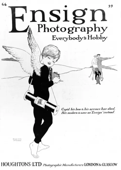 Framed Print : Ensign photography advertisement Framed Print : Ensign photography advertisement