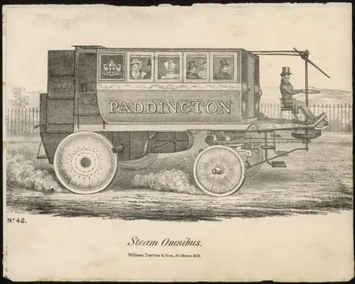 Framed Print : Enterprise Steam Omnibus Framed Print : Enterprise Steam Omnibus