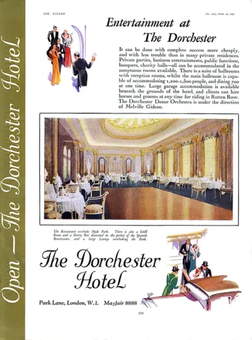 Framed Print : Entertainment at the newly opened Dorchester Hotel Framed Print : Entertainment at the newly opened Dorchester Hotel
