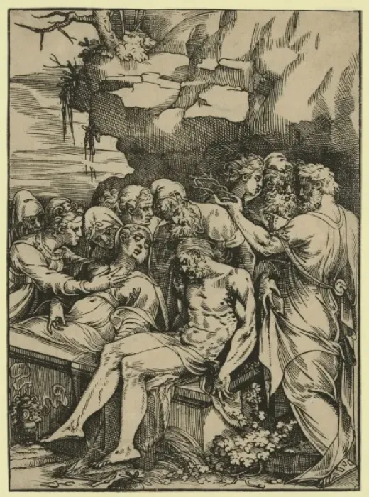 Framed Print : The entombment Framed Print : The entombment