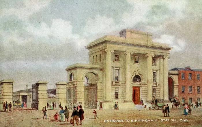 Framed Print : The Entrance to Birmingham Curzon Street Railway Station Framed Print : The Entrance to Birmingham Curzon Street Railway Station
