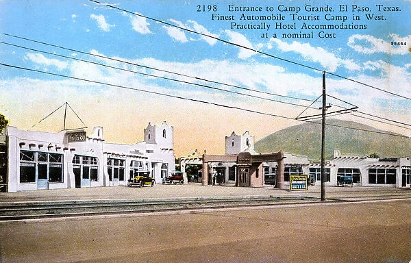 Entrance to Camp Grande, El Paso, Texas, USA
