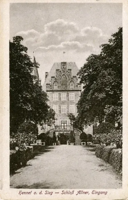 Framed Print : Entrance to Castle - Chateau Allner, Allner, North Rhine-Wes Framed Print : Entrance to Castle - Chateau Allner, Allner, North Rhine-Wes
