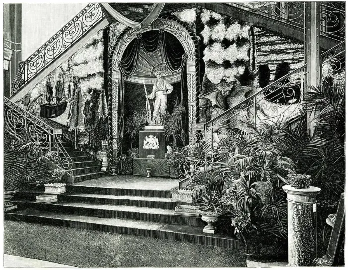 Framed Print : Entrance to the Chilean Section, Paris Exhibition of 1889 Framed Print : Entrance to the Chilean Section, Paris Exhibition of 1889