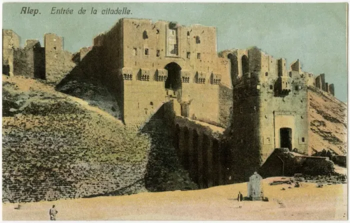 Framed Print : Entrance to the Citadel, Aleppo, Syria