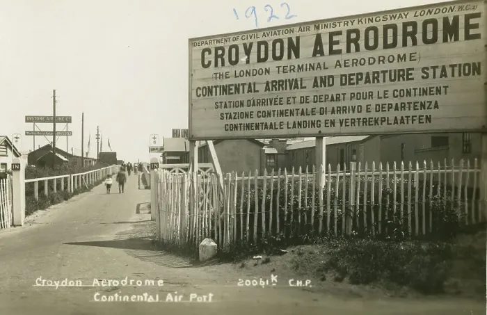 Framed Print : Entrance, Croydon Aerodrome Continental Airport, Surrey Framed Print : Entrance, Croydon Aerodrome Continental Airport, Surrey