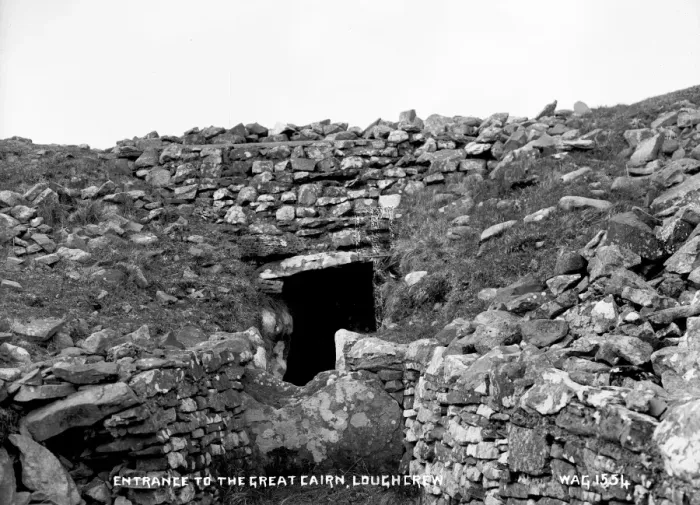 Framed Print : Entrance to the Great Cairn, Lough Crew Framed Print : Entrance to the Great Cairn, Lough Crew