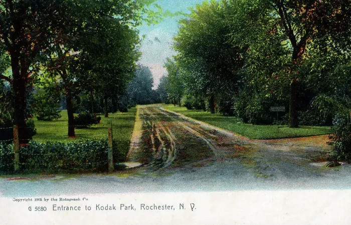 Framed Print : Entrance to Kodak Park, Rochester, NY State, USA Framed Print : Entrance to Kodak Park, Rochester, NY State, USA