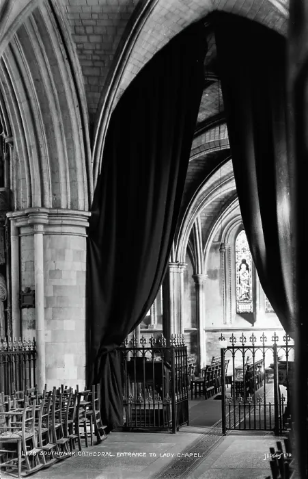 Framed Print : Entrance to Lady Chapel, Southwark Cathedral Framed Print : Entrance to Lady Chapel, Southwark Cathedral