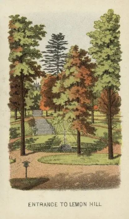 Framed Print : Entrance to Lemon Hill Framed Print : Entrance to Lemon Hill