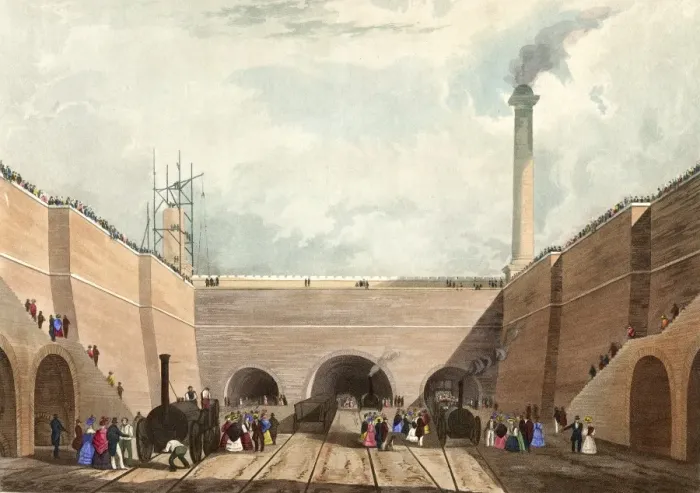 Framed Print : Entrance of the (LMR) railway at Edge Hill, Liverpool Framed Print : Entrance of the (LMR) railway at Edge Hill, Liverpool