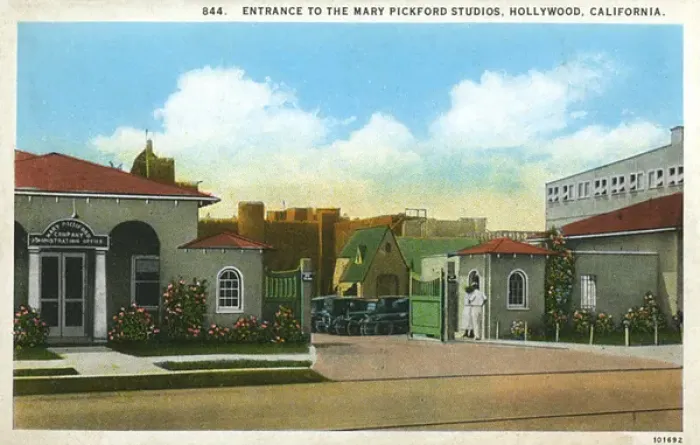 Framed Print : Entrance, Mary Pickford Studios, Hollywood, USA Framed Print : Entrance, Mary Pickford Studios, Hollywood, USA