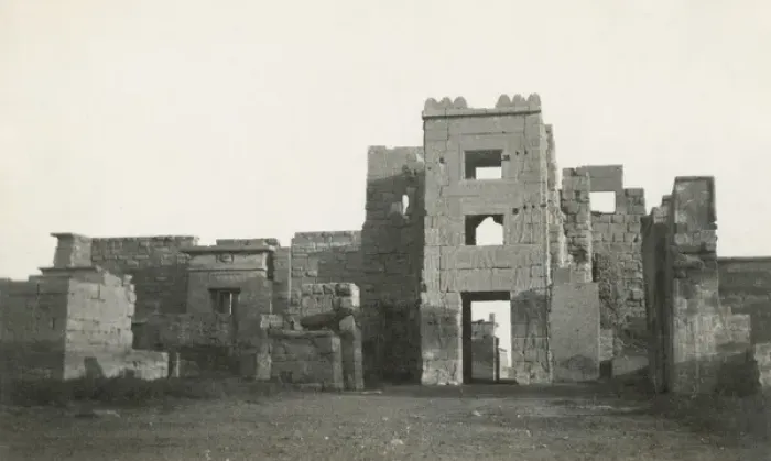 Framed Print : Entrance to the Medinet Habu Temple near Luxor, Egypt Framed Print : Entrance to the Medinet Habu Temple near Luxor, Egypt