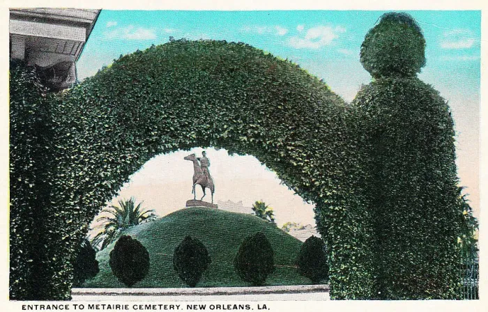 Framed Print : Entrance to Metairie Cemetery, New Orleans, USA Framed Print : Entrance to Metairie Cemetery, New Orleans, USA