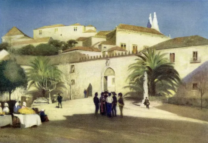 Framed Print : Entrance to the Moorish Palace - Cintra Framed Print : Entrance to the Moorish Palace - Cintra