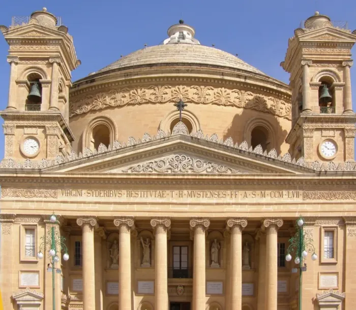 Framed Print : The entrance to Mosta Dome, Mosta Framed Print : The entrance to Mosta Dome, Mosta