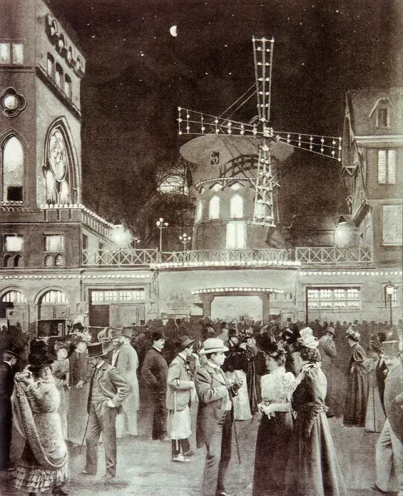 Framed Print : Entrance to the Moulin Rouge Date: 1894 Framed Print : Entrance to the Moulin Rouge Date: 1894