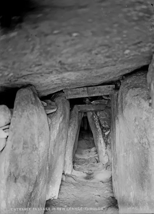 Framed Print : Entrance Passage in New Grange Tumulus Framed Print : Entrance Passage in New Grange Tumulus