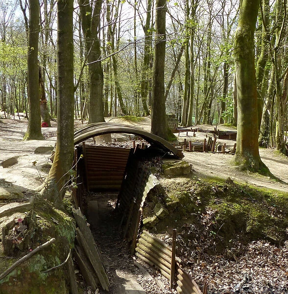 Entrance to preserved trench system, Sanctuary Wood