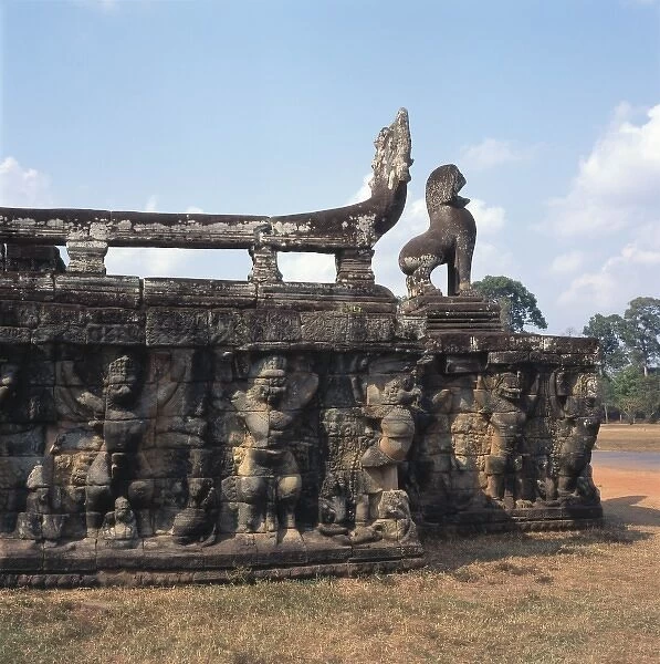 Entrance to Royal Palace, Angkor Thom, Cambodia