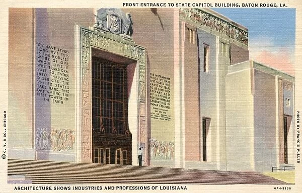 Entrance - State Capitol Building, Baton Rouge, Louisiana