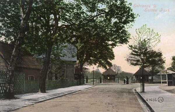 Entrance to Sutton Park, Sutton Coldfield, Birmingham