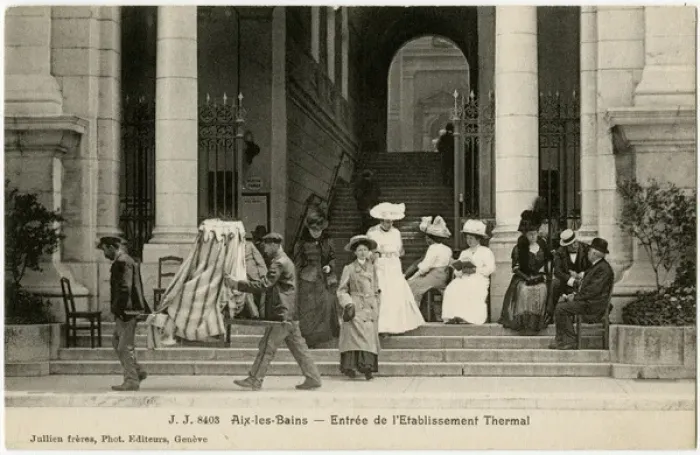 Framed Print : Entrance to the Thermal Baths (Spa) at Aix-les-Bains, France Framed Print : Entrance to the Thermal Baths (Spa) at Aix-les-Bains, France