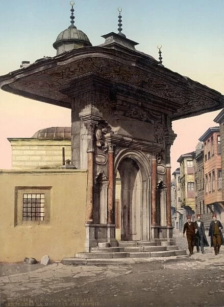 Entree de la Mosque Ste. Sophie, Constantinople, Turkey