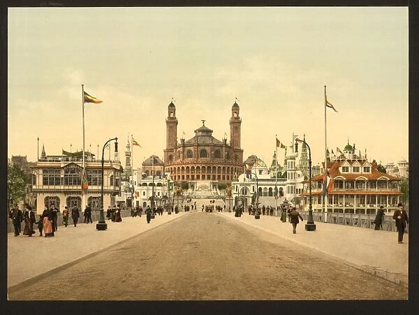 The environs of the Trocadero, Exposition Universal, 1900, P