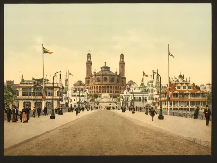 Framed Print : The environs of the Trocadero, Exposition Universal, 1900, P Framed Print : The environs of the Trocadero, Exposition Universal, 1900, P