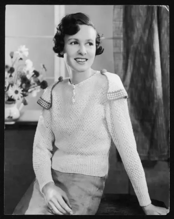 Framed Print : Epaulette Jumper 1934 Framed Print : Epaulette Jumper 1934