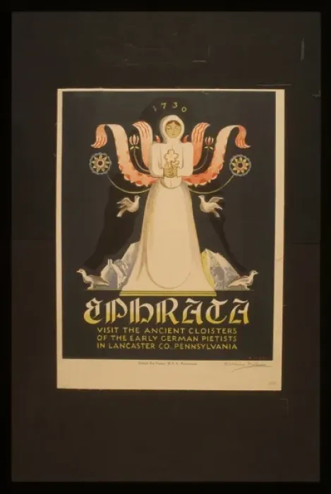 Framed Print : Ephrata Visit the ancient cloisters of the early German piet Framed Print : Ephrata Visit the ancient cloisters of the early German piet