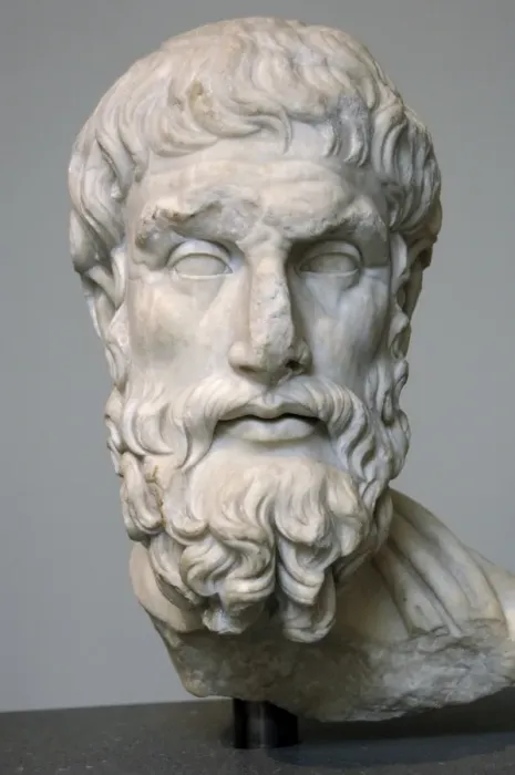 Framed Print : Epicurus (c. 341-270 B. C. ). Greek philosopher Framed Print : Epicurus (c. 341-270 B. C. ). Greek philosopher