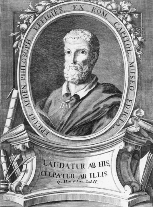 Framed Print : Epicurus / Perfetti Framed Print : Epicurus / Perfetti