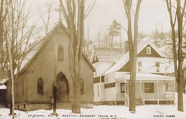 Episcopal Church and Rectory, Oriskany Falls, NJ, USA
