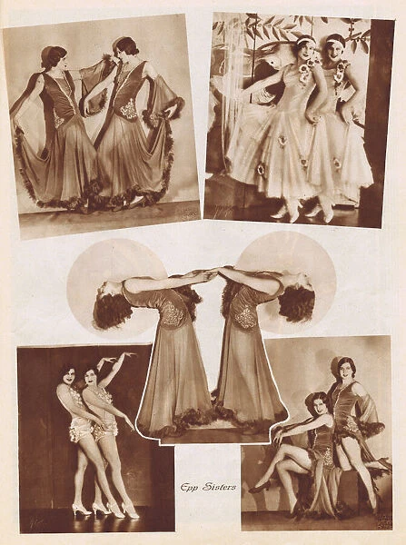 The Epps sister in Ernst Rolfs 1931 show at China Theatre