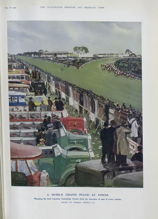 Framed Print : Epsom Racecourse Framed Print : Epsom Racecourse