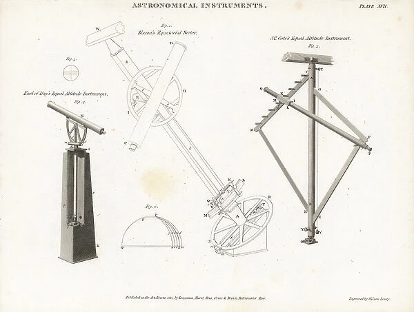 Equal altitude instruments and an equatorial sector