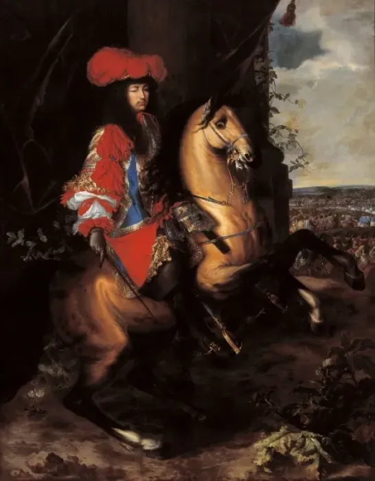 Framed Print : Equestrian portrait of Louis XIV Framed Print : Equestrian portrait of Louis XIV